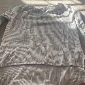 Gray sweater